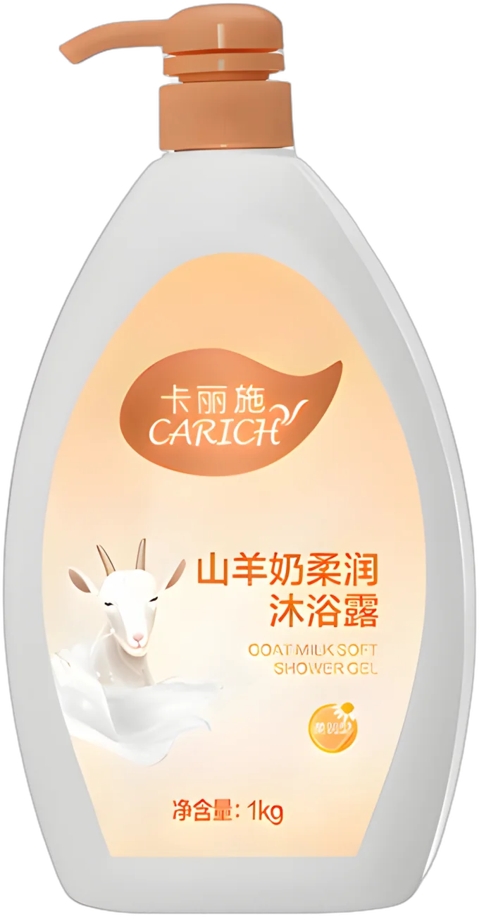 Гель для душа CARICH с козьим молоком, 1 кг